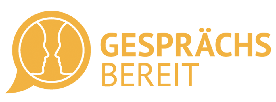 Logo gesprächsbereit mit Text Dias Logo